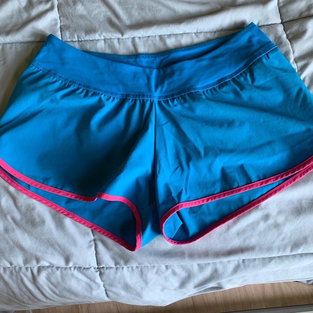 Blue & Pink Reebok Crossfit Shorts Size Small